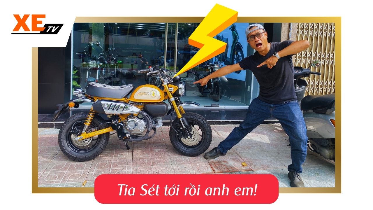 Honda Monkey Lightning Đẹp, cá tính, đi 1 người thì ok.jpg